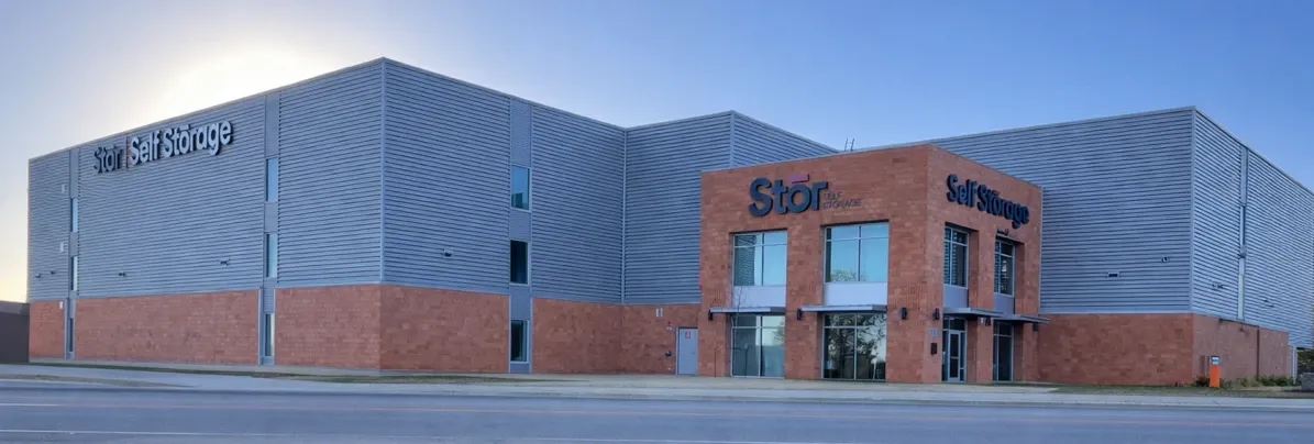 Entrance to Stor Self Storage facility in Parkside. 